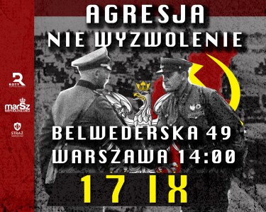 Agresja nie wyzwolenie! Wesprzyj organizację pikiety w 83. rocznicę napaści ZSRR na Polskę - 17 września 2022
